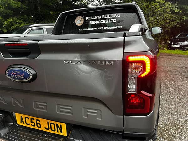 Ford 4x4 damage from accident